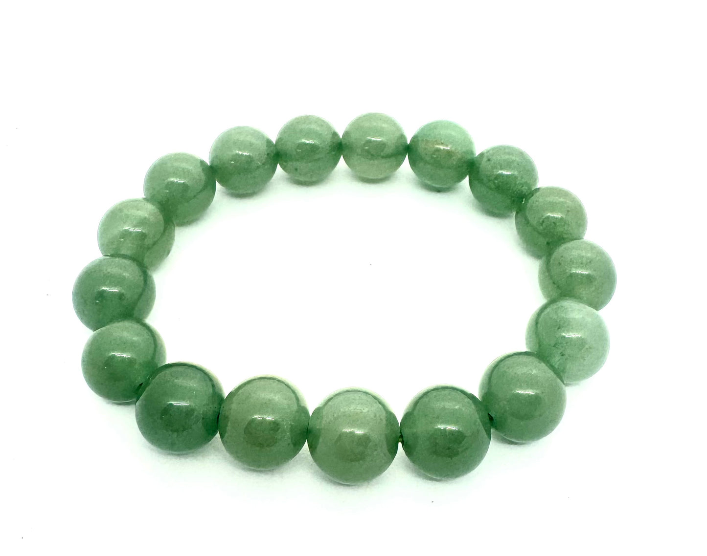 12 mm Aventurin Edelsteinarmband – Geschenkbox Exklusiv