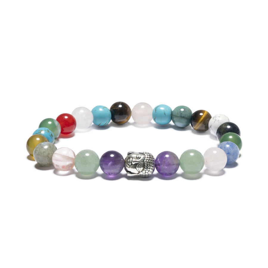 8mm Buddha Armband ohne Box - Gemischt