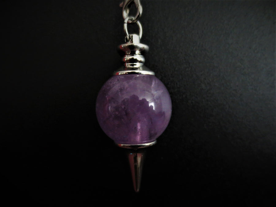Amethyst Edelstein Pendelkugel