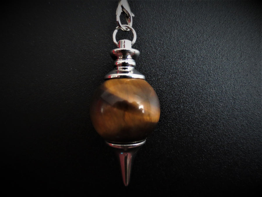 Tigerauge Edelstein Pendelkugel