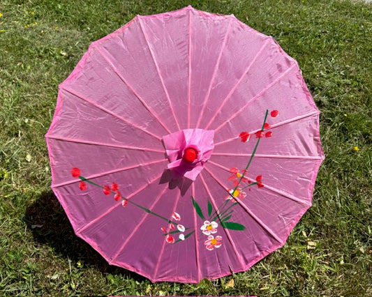 Chinesischer Sonnenschirm - Rosa (Klein)