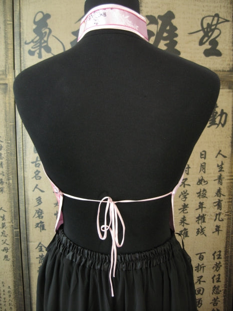 Chinesisches Oberteil mit Loch und Drachen (pink)