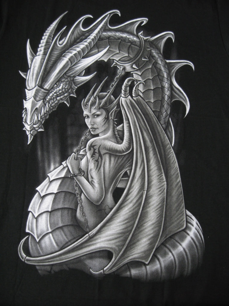 Elfe mit Drachen - M