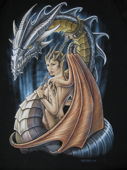 Elfe mit Drachen - M