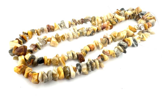 Großhandel 10 mm Mookait Jaspis-Edelstein-Chips Ketten