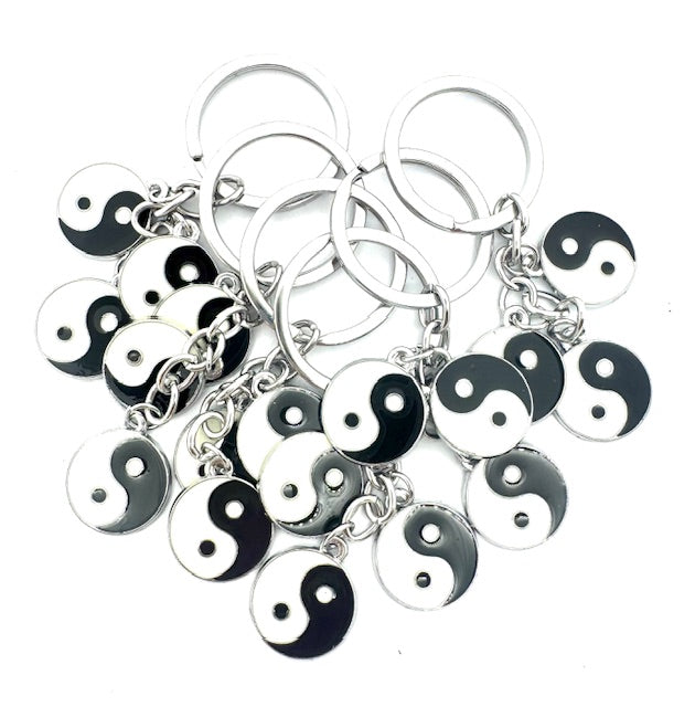 Großhandel 3-in-1 Yin-Yang-Schlüsselanhänger aus Metall (6 Stück)