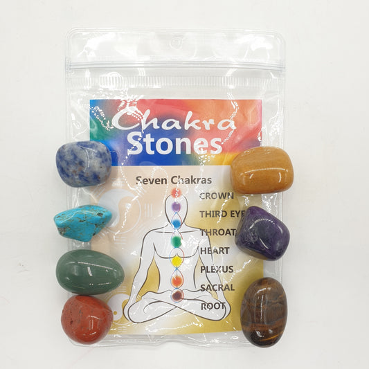 7 Chakra Steine Set (Groß)