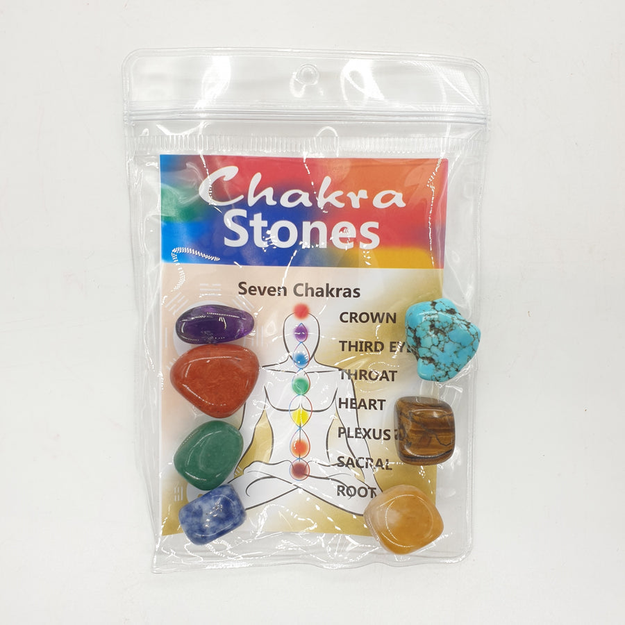 7 Chakra Steine Set (Klein)