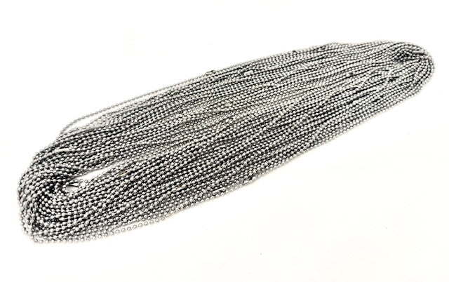 Edelstahl-Kugelketten-Set mit 10 Stück