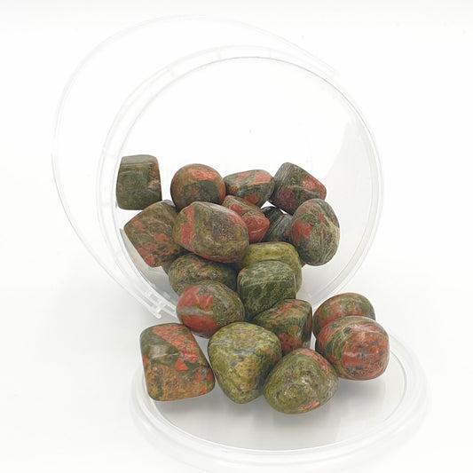 Grohandel - Edelstein Cluster Unakite 20-30mm