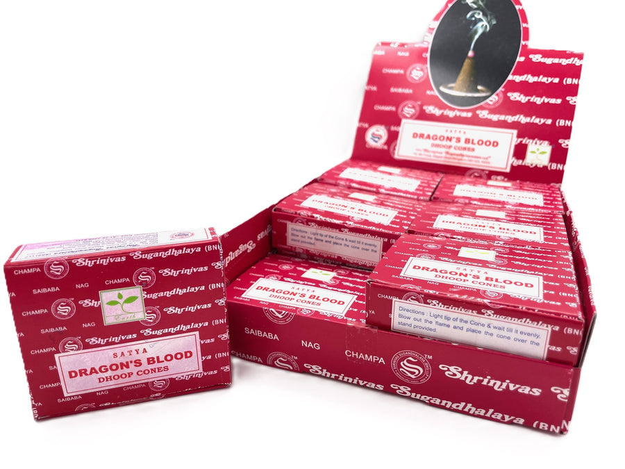 Satya-Räucherkegel - Dragon's Blood (Erde)