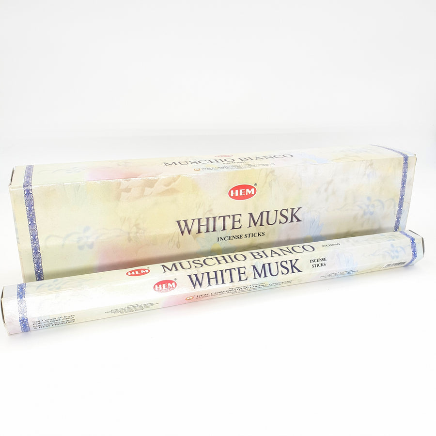 HEM White Musk Garden Räucherstäbchen XL