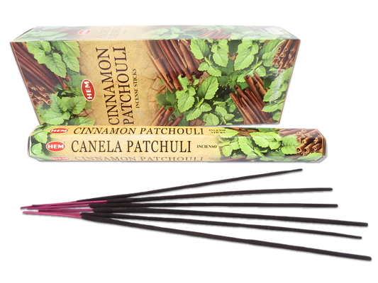 HEM Cinnamon Patchouli Hexa Räucherstäbchen