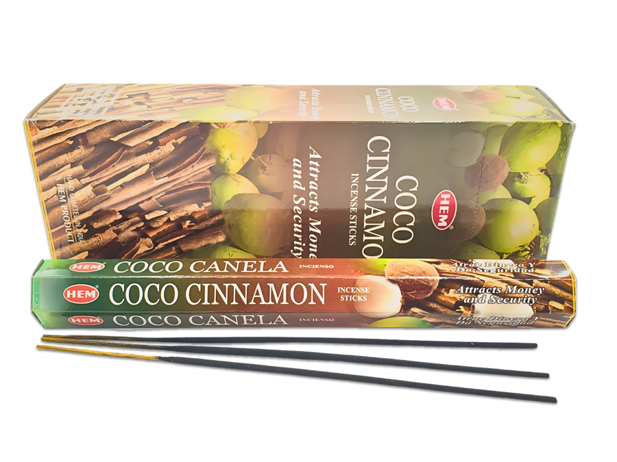 HEM Coco Cinnamon Hexa Räucherstäbchen
