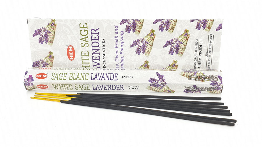 HEM Hexa Räucherstäbchen - White Sage Lavender
