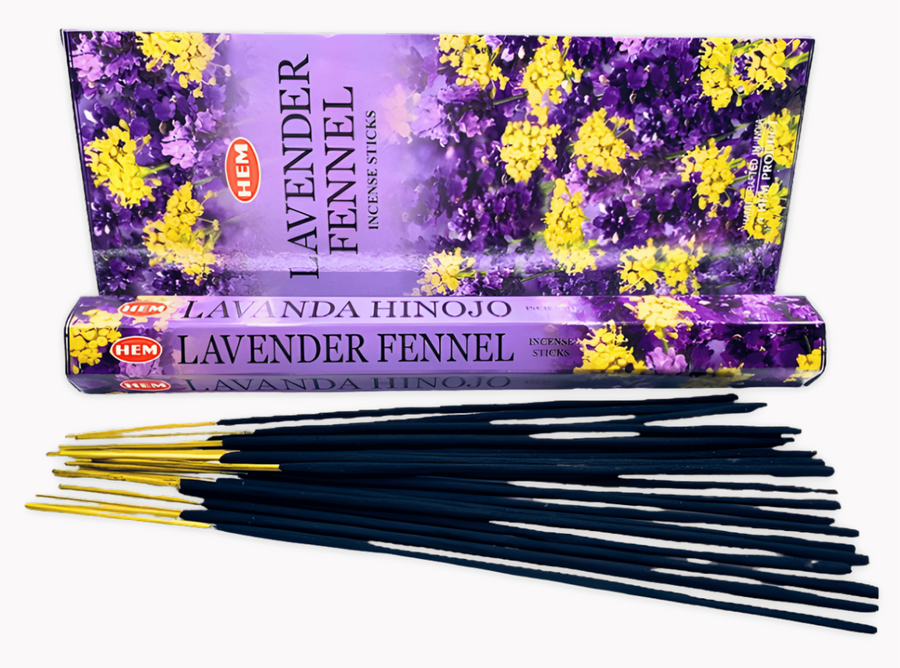HEM Lavender Fennel Hexa Räucherstäbchen