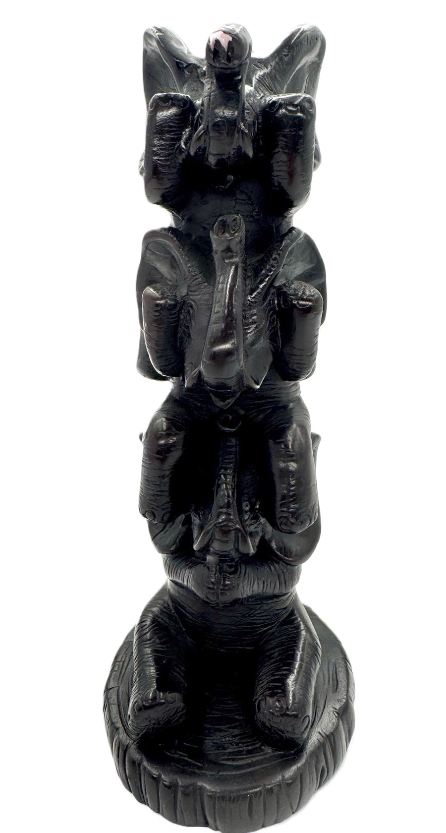 Hören, Sehen, Nichts Böses sagen Elefanten - Schwarz