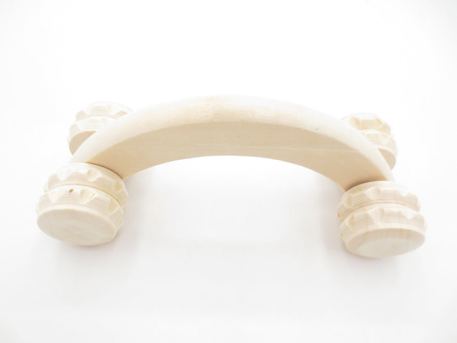Holz-Rollenmassagegerät für Rücken, Nacken & Körper