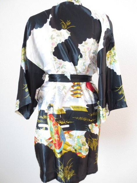 Japanischer Kimono schwarz