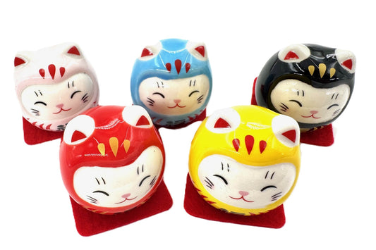 Japanische Glückskatze 5er-Set (III)