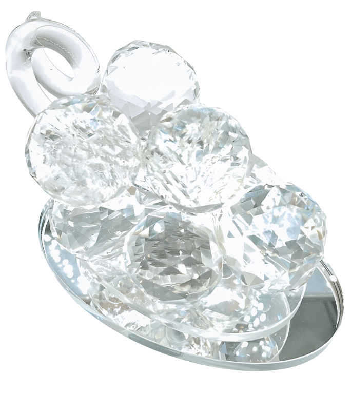 Kristallglas Trauben auf Drehscheibe - Klein