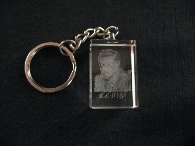 Kristall Elvis Schlüsselanhänger Set – (6 Stück)