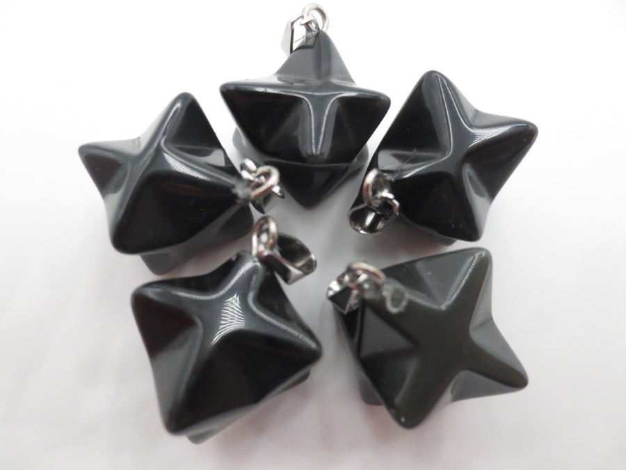 Edelstein Meteor Anhänger - Onyx (5 Stück)