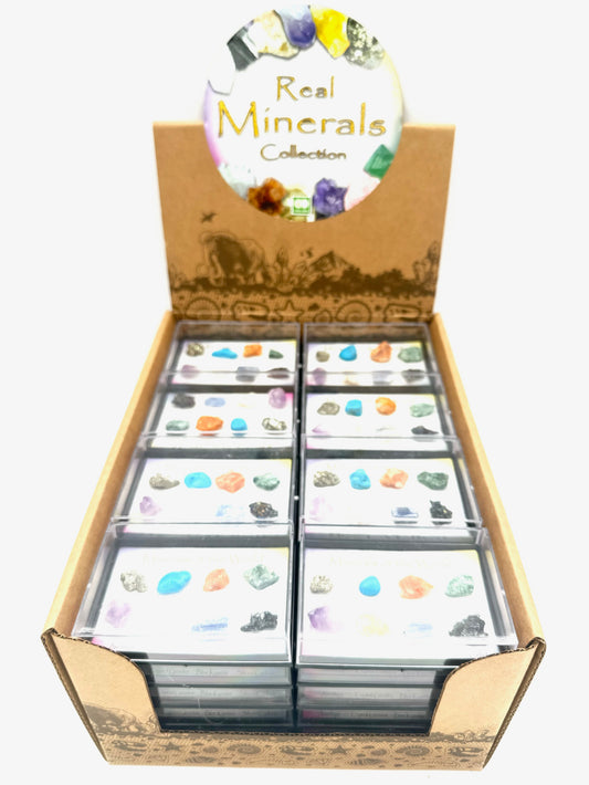 Echte Mineralien Sammlung Set (48 Stück)