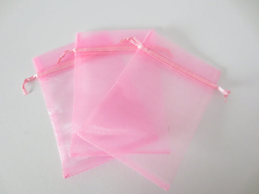 Organzabeutel rosa 17 x 23cm