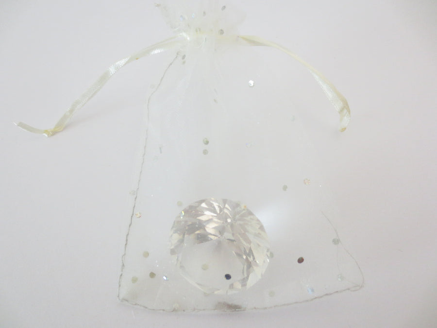 Organzabeutel Punkte - 13cm x 20cm