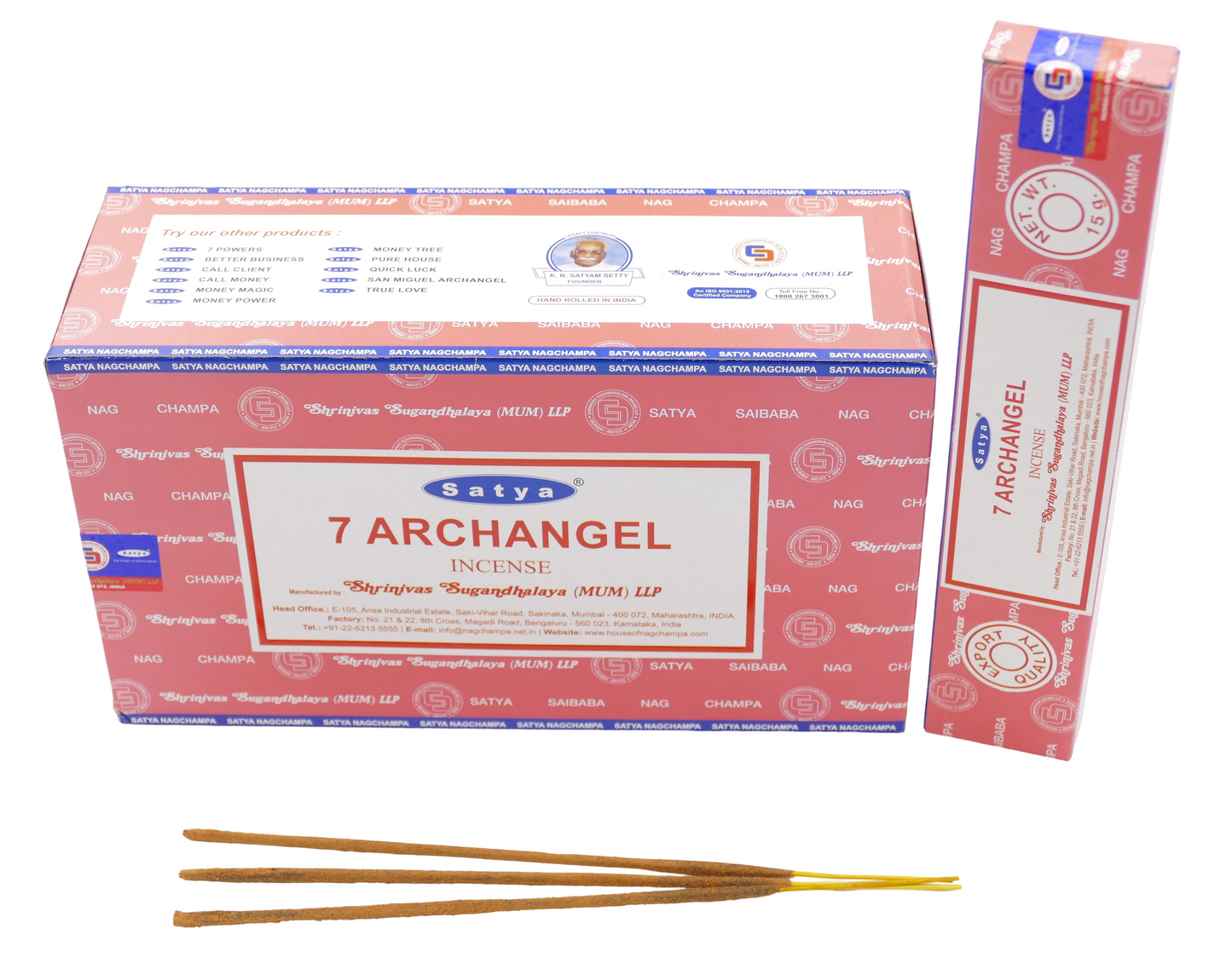 Satya Nag Champa 7 Archangel 15 g