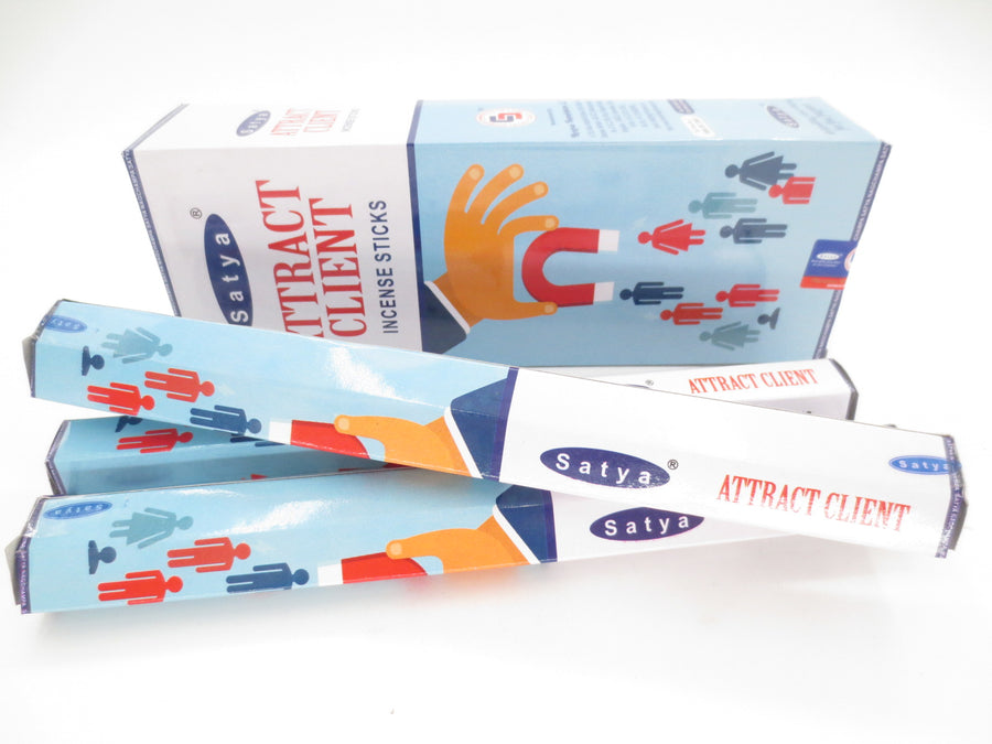 Satya Weihrauch Hexa - Attract Client