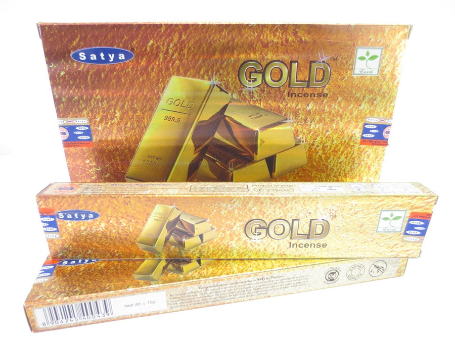 Satya Erd-Räucherwerk - Gold 15g