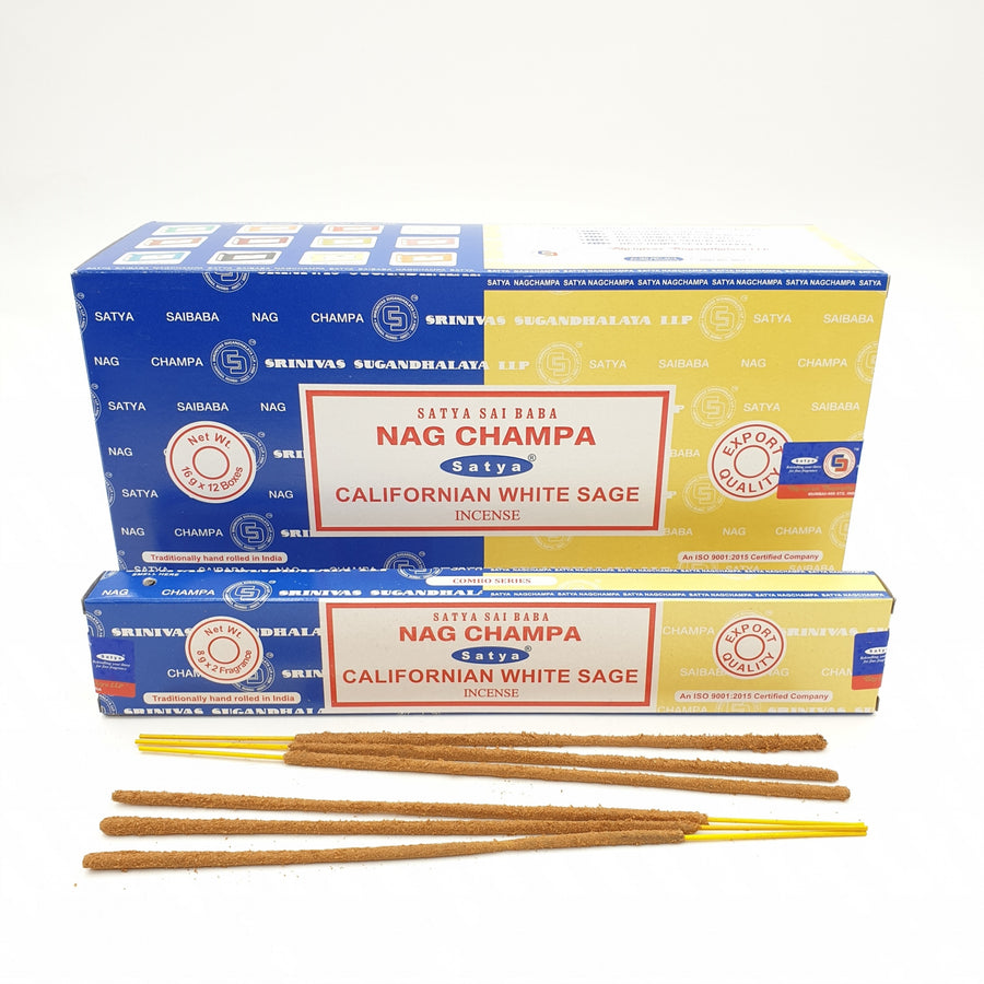 Satya Sai Baba - Nag Champa und kalifornischer weißer Salbei 16g