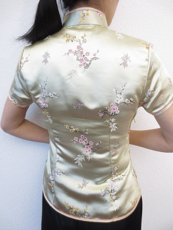 Shanghai Blouse bloesem goud - 40