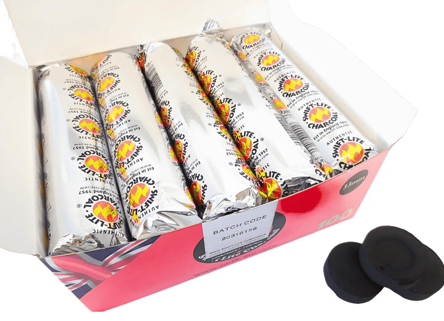 Swift-Lite Kohletabletten (33 mm × 100 Stück)