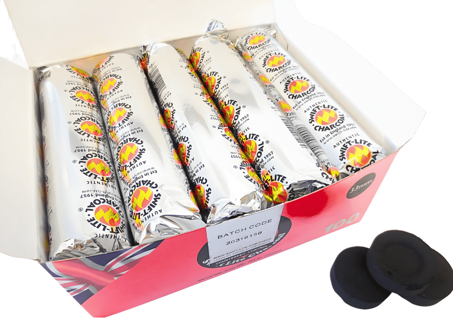 Swift-Lite Kohletabletten (33 mm × 100 Stück)