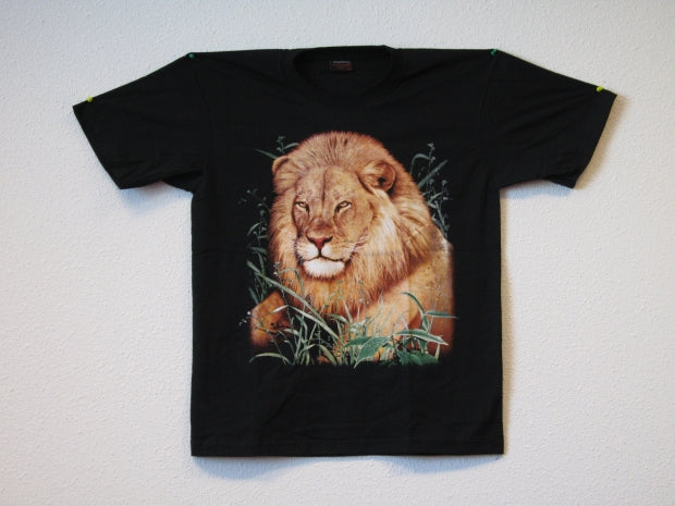 T-Shirt mit Lwe II - M