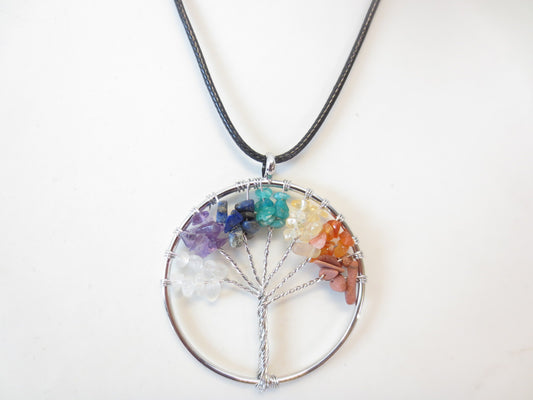 Tree of Life Halskette - Sieben Chakren