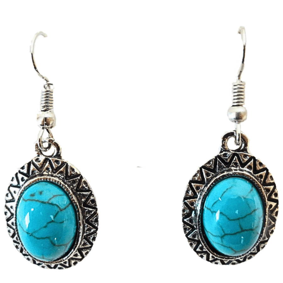 Trkis Halskette & Ohrring Set B