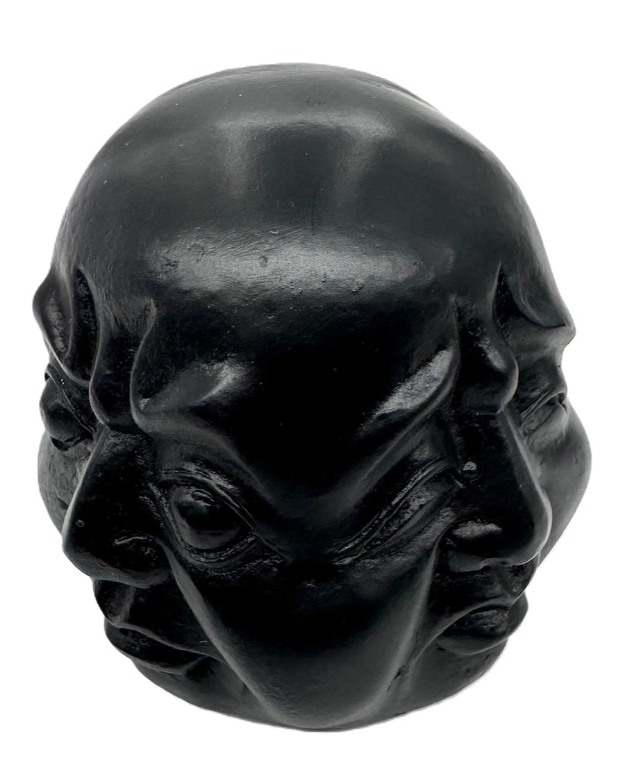 Vier Gesichter Buddha Ausdruck - Schwarz (klein)