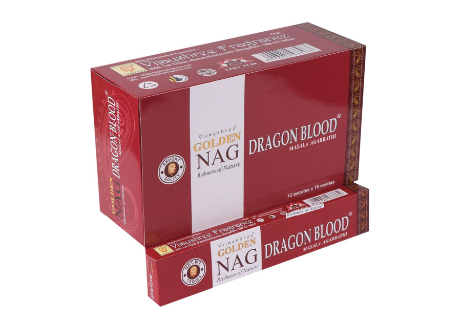 Golden Nag Dragon Blood Masala Räucherstäbchen 15 g