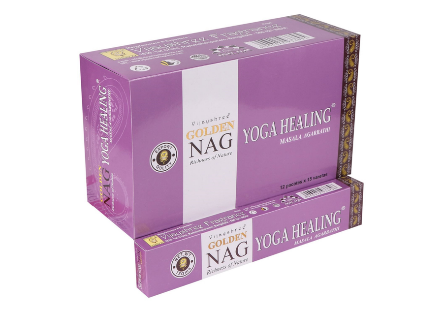 Golden Nag Yoga Healing Masala Räucherstäbchen 15 g