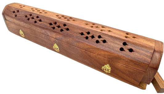 Räucherstäbchenbox Luxus Holz - Ganesh (2 Stück)