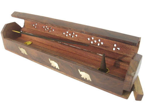 Holz-Räucherstäbchenhalter