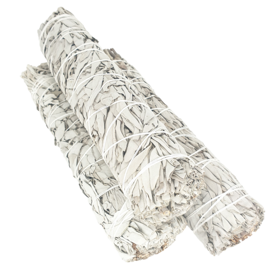 Witte Salie Räucherstäbchenbündel 15-16 cm ( 3 x 70g - 80g)