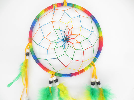 16cm runder Traumfänger Regenbogen (5 Stück)