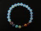 8 mm 7-Chakra-Armband von Doos – Opal