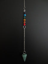 Aventurin 7 Chakra Edelstein-Pendel