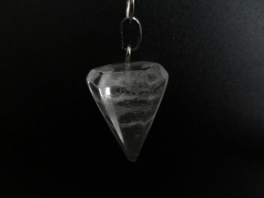 Bergkristall 7 Chakra Edelstein-Pendel